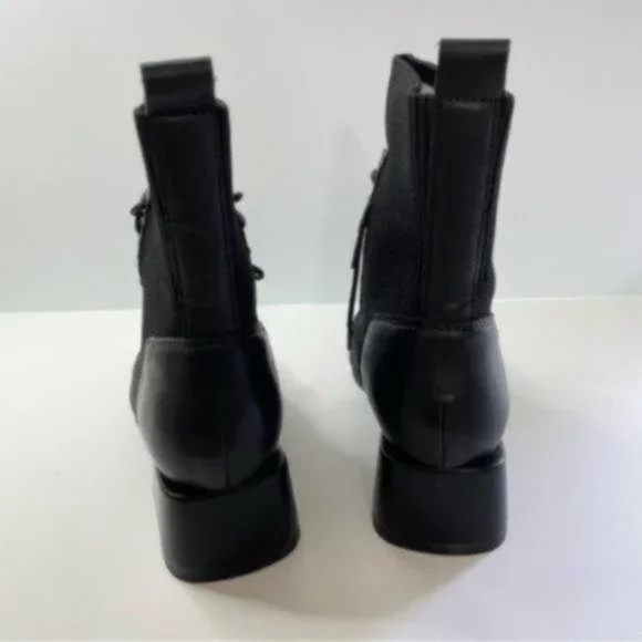US Size 10, EU Size 41 C. Paravano Black Boots Mesh Combat Boots Womens Shoes - Picture 10 of 13